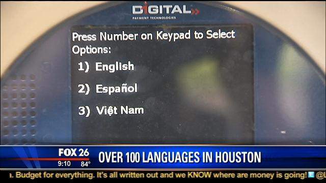 Trên 100 ngôn ngữ được nói tại thành phố Houston