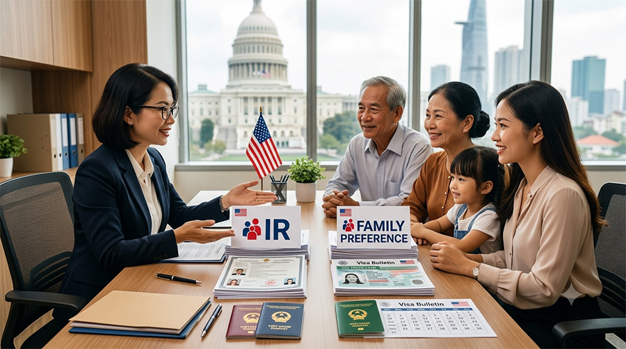 So sánh diện IR và Family Preference