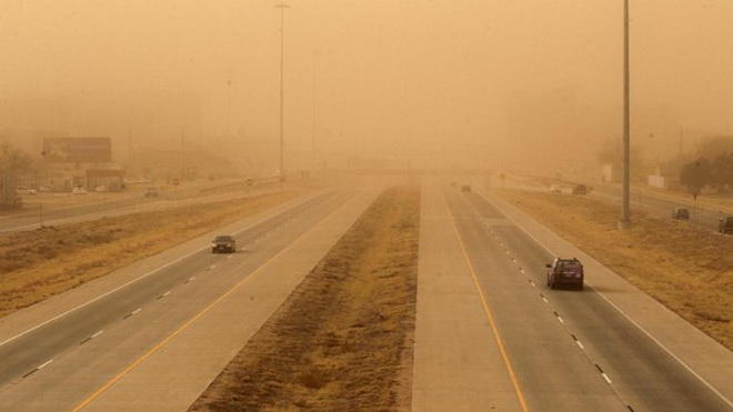 Trận bão bụi ở ở Lubbock, Texas 