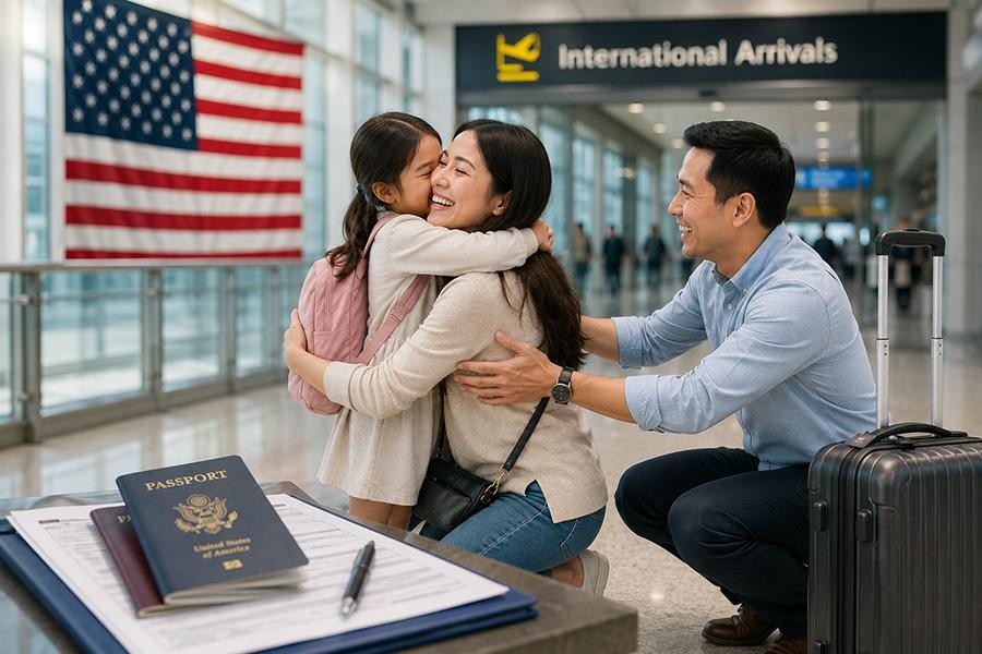 Visa bảo lãnh gia đình tại Mỹ