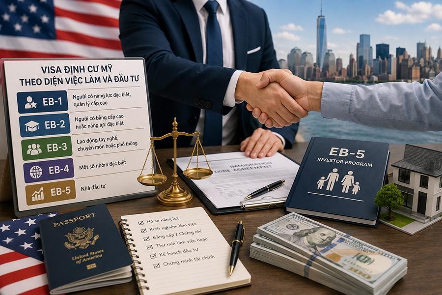 Visa việc làm và đầu tư định cư Mỹ