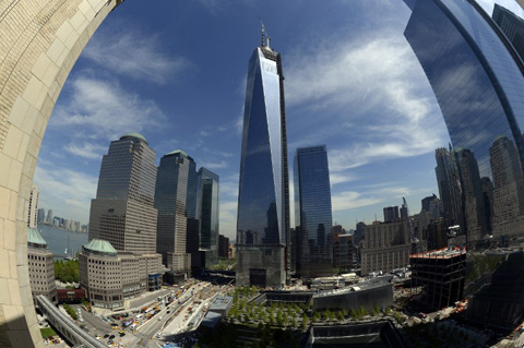 Cất nóc tòa nhà cao nhất nước Mỹ trên nền WTC