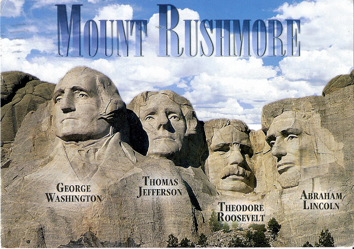 Núi Tổng Thống Mount Rushmore, phía Nam bang Dakota
