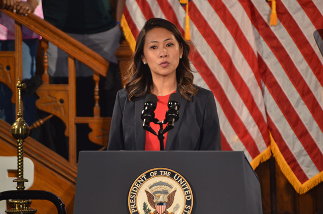 Dân biểu Stephanie Murphy - người phụ nữ gốc Việt đầu tên vào Quốc Hội Hoa Kỳ. (Ảnh: Orlando Politics)